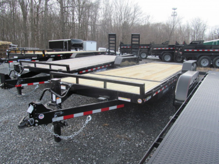 New Sure-Trac 7 x 22 (18+4) Tilt Bed 14K Equipment Trailer