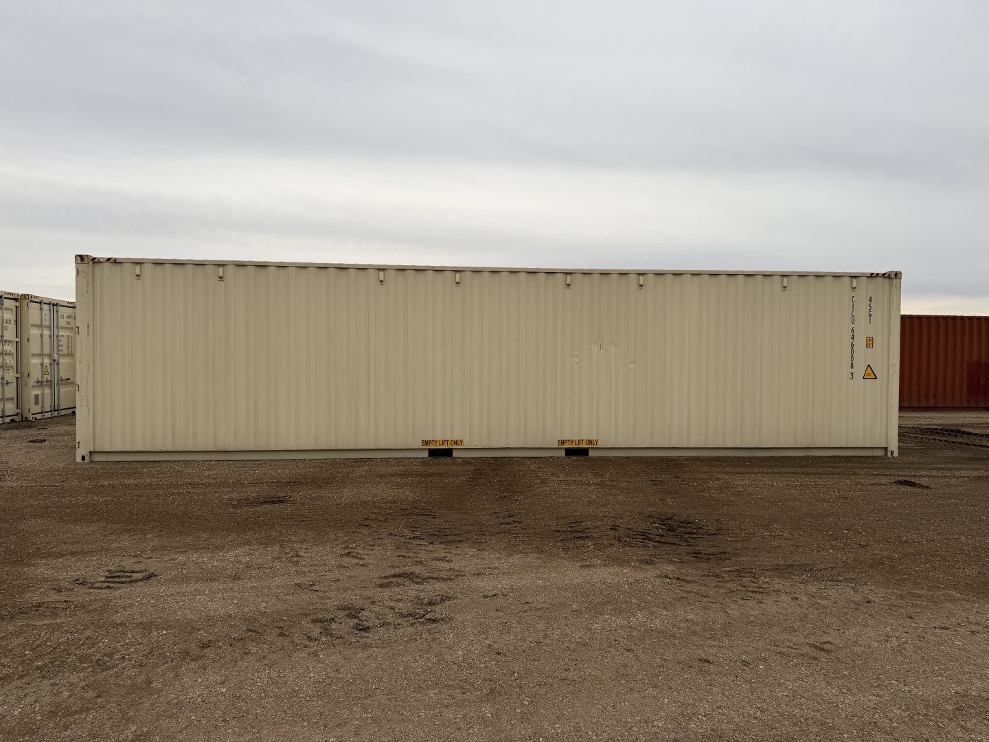 New Container 40' One trip tan Storage / Shipping Container for sale in ...
