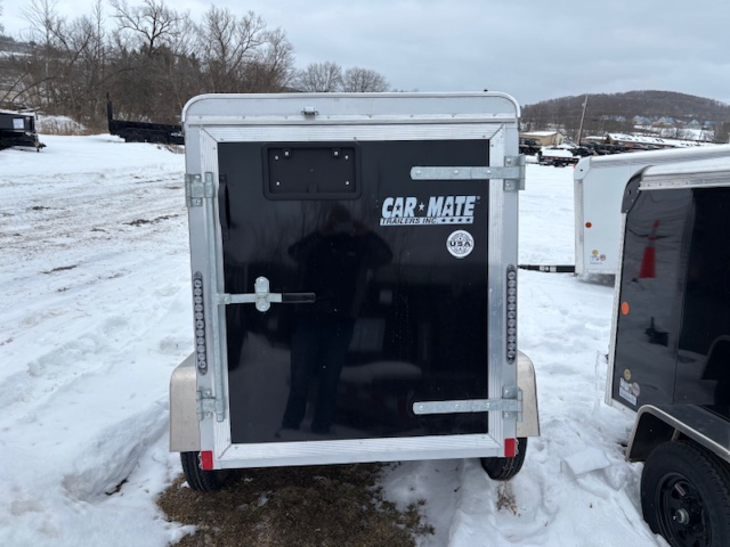 New 2026 Car Mate Trailers CM406CC CUSTOM CARGO Cargo / Enclosed Trailer * 4X6 2K * Barn Door *