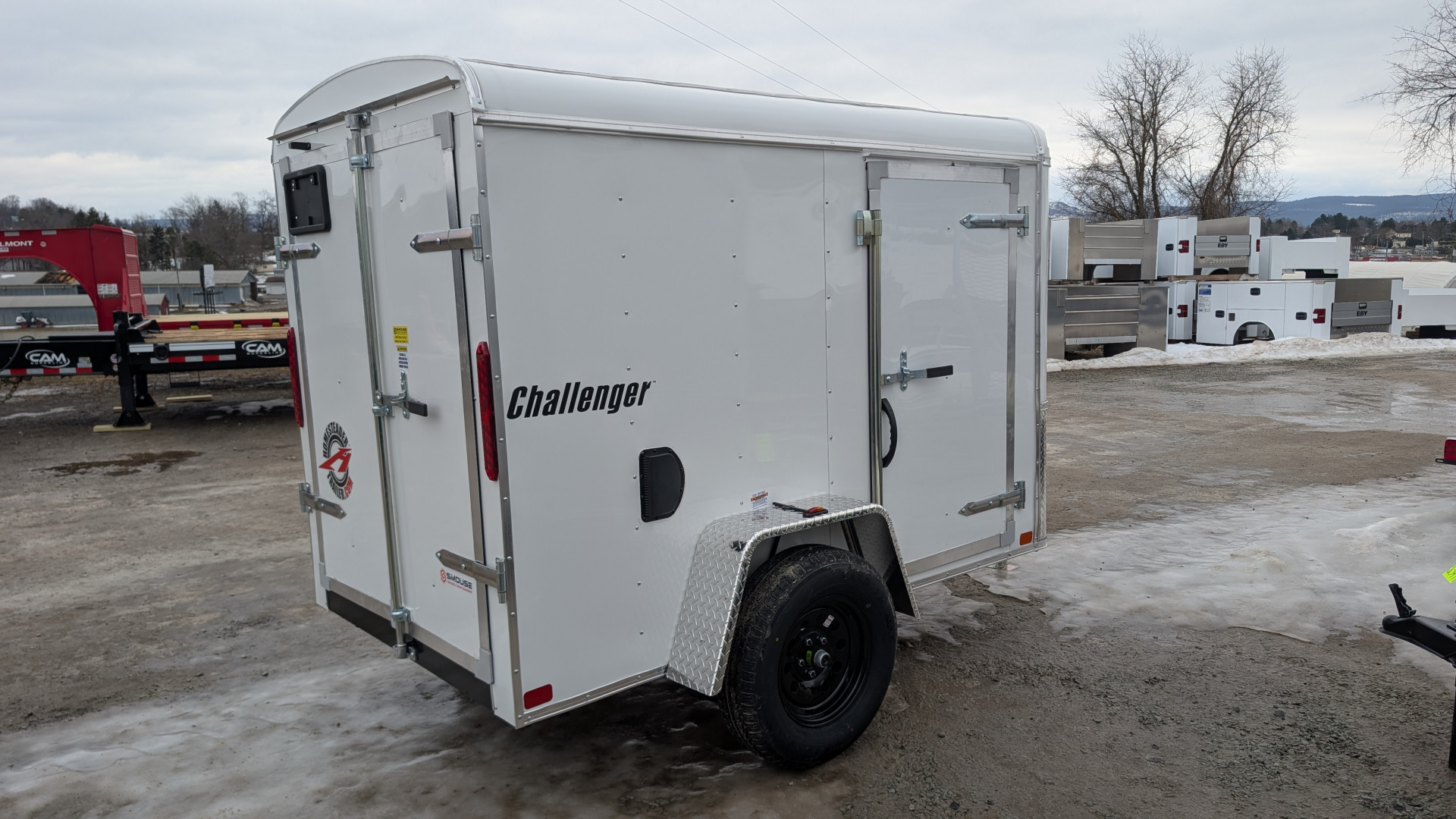 New 2026 Homesteader 5x8 Challenger Cargo Trailer w/ Barn Doors