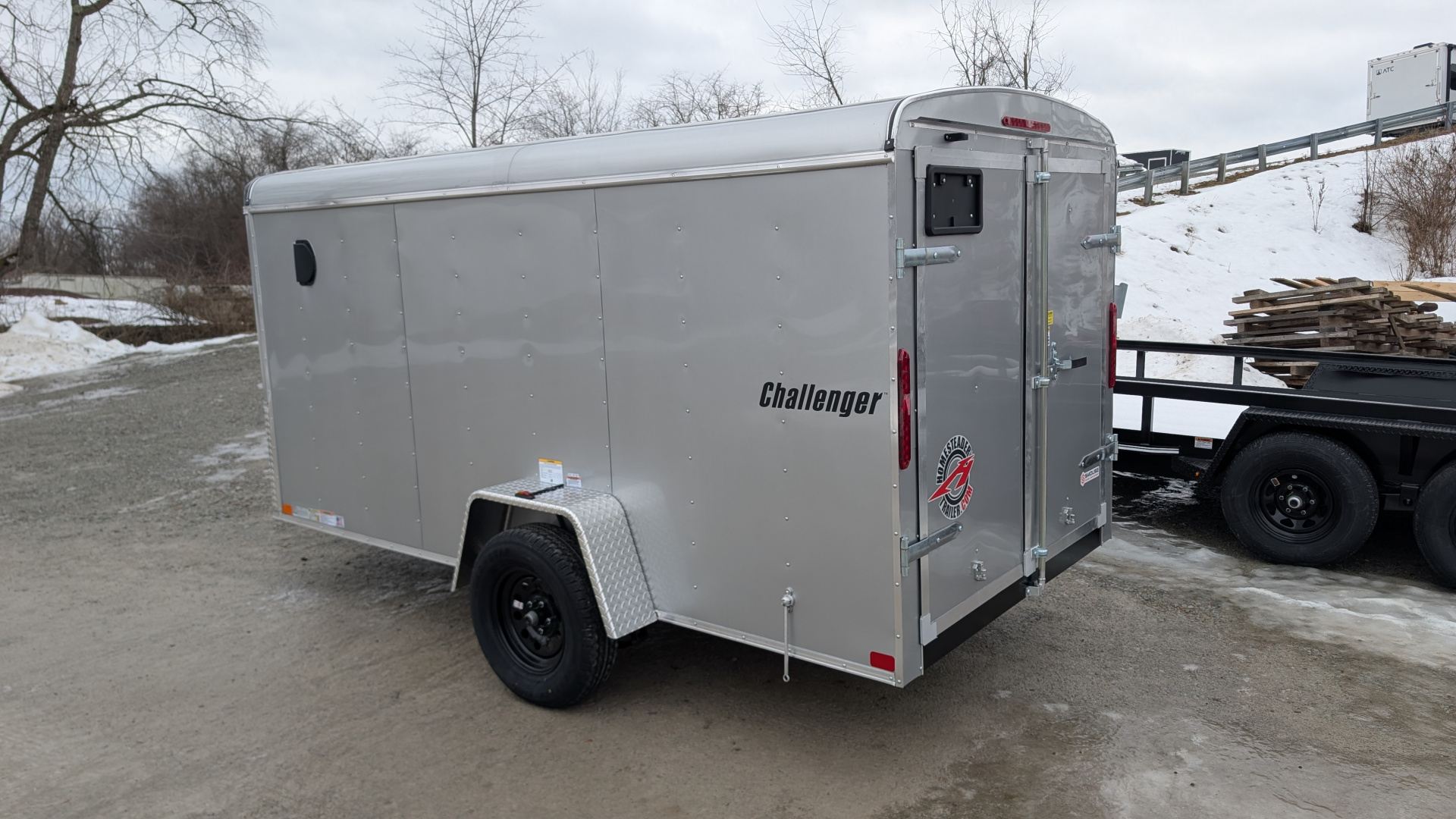 New 2026 Homesteader 6x12 Challenger Cargo Trailer w/ Barn Doors