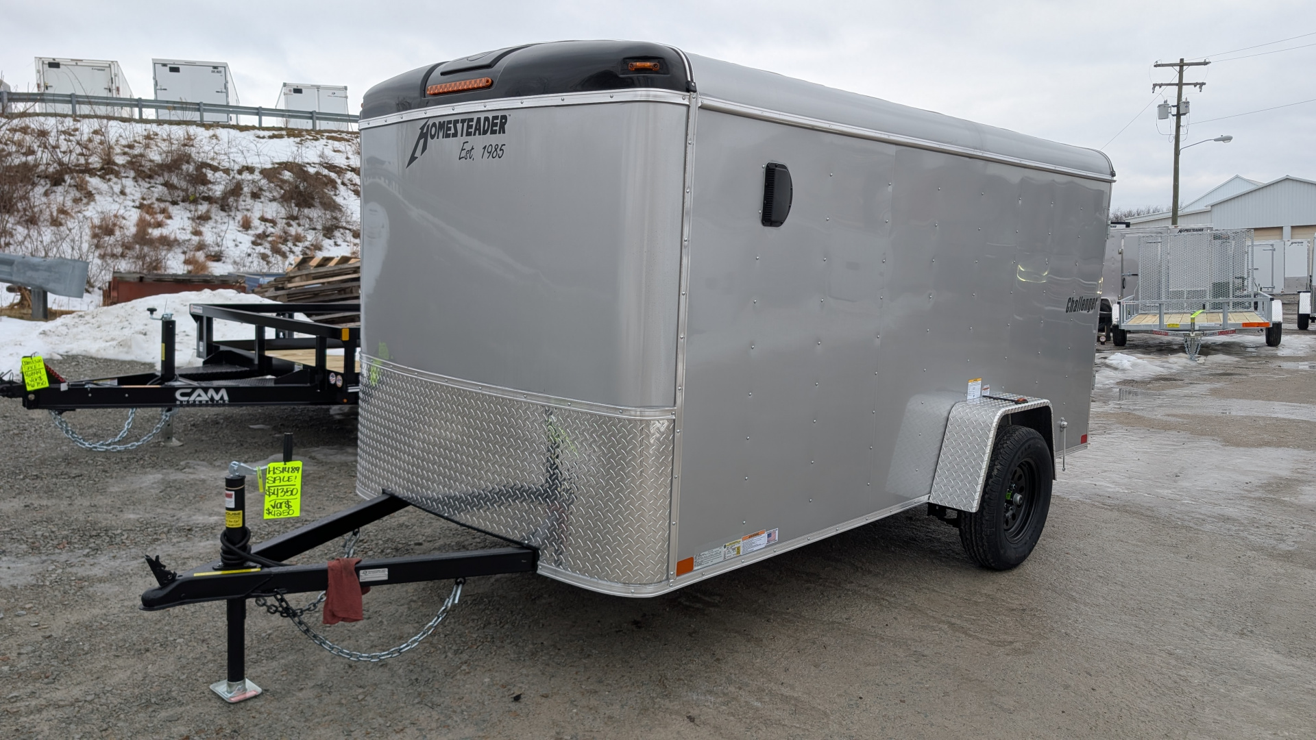 New 2026 Homesteader 6x12 Challenger Cargo Trailer w/ Barn Doors