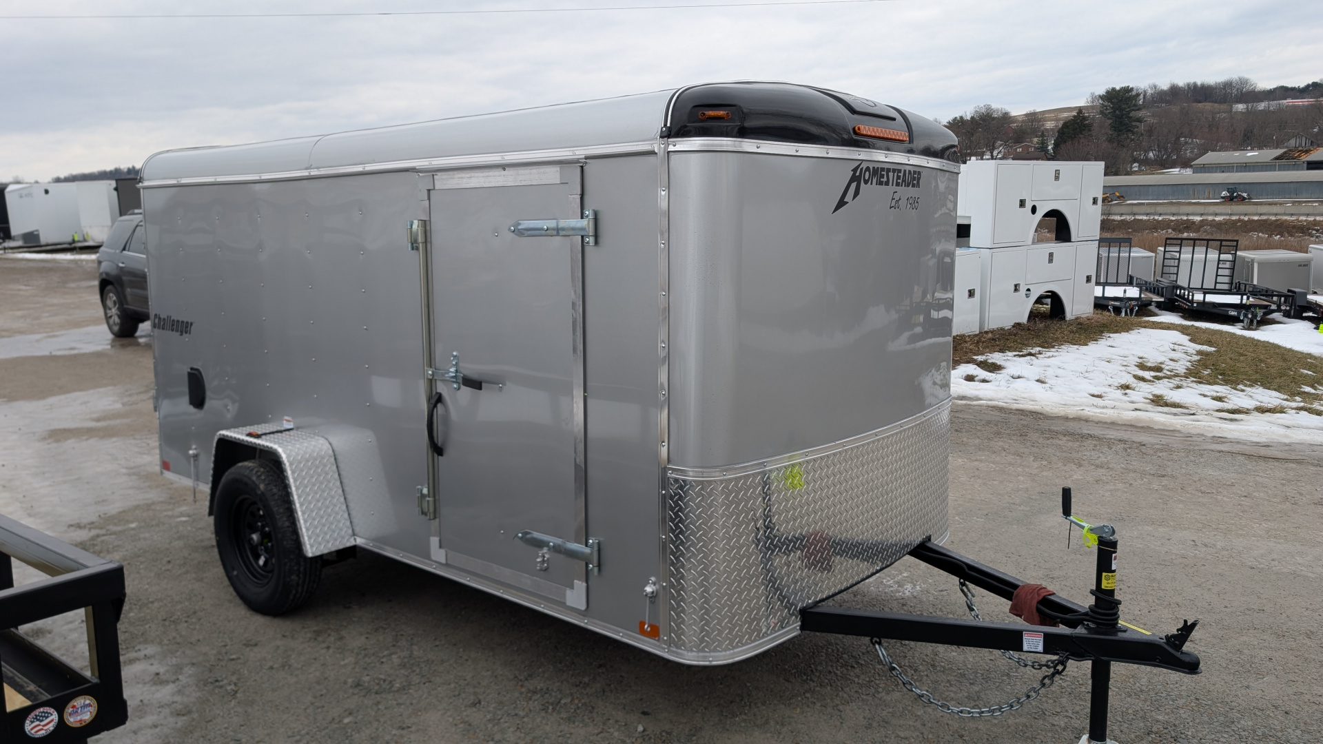 New 2026 Homesteader 6x12 Challenger Cargo Trailer w/ Barn Doors