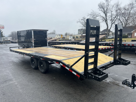 New 2026 Sure-Trac 8.5x22 (19+3) 10K Low Profile Deckover Trailer
