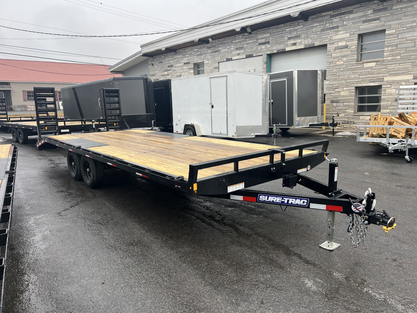 New 2026 Sure-Trac 8.5x22 (19+3) 10K Low Profile Deckover Trailer