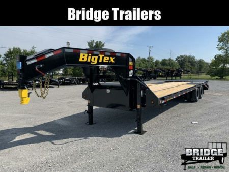 New 2026 Big Tex Trailers 22GN-30D5A-MR (25' + 5' X 102 ) 23.9K Mega Ramp Flatbed Trailer