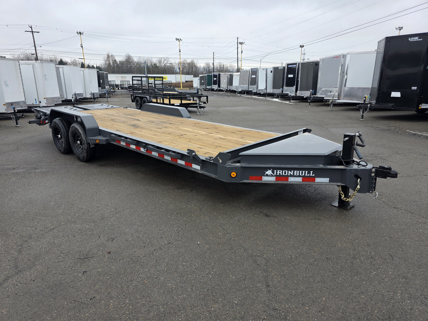 New 2026 Iron Bull EWB 7X22 14K - MEGA RAMPS Equipment Trailer