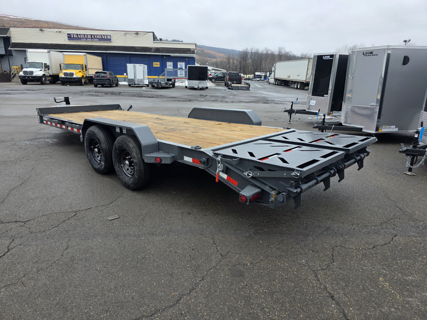 New 2026 Iron Bull EWB 7X22 14K - MEGA RAMPS Equipment Trailer