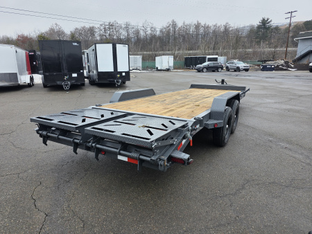 New 2026 Iron Bull EWB 7X22 14K - MEGA RAMPS Equipment Trailer