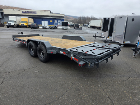 New 2026 Iron Bull EWB 7X22 14K - MEGA RAMPS Equipment Trailer