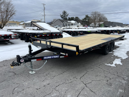 New 2026 Sure-Trac 8.5x20 10K Low Profile Flat Deck Deckover Trailer
