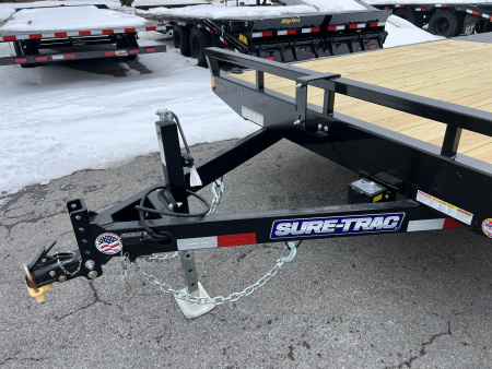 New 2026 Sure-Trac 8.5x20 10K Low Profile Flat Deck Deckover Trailer