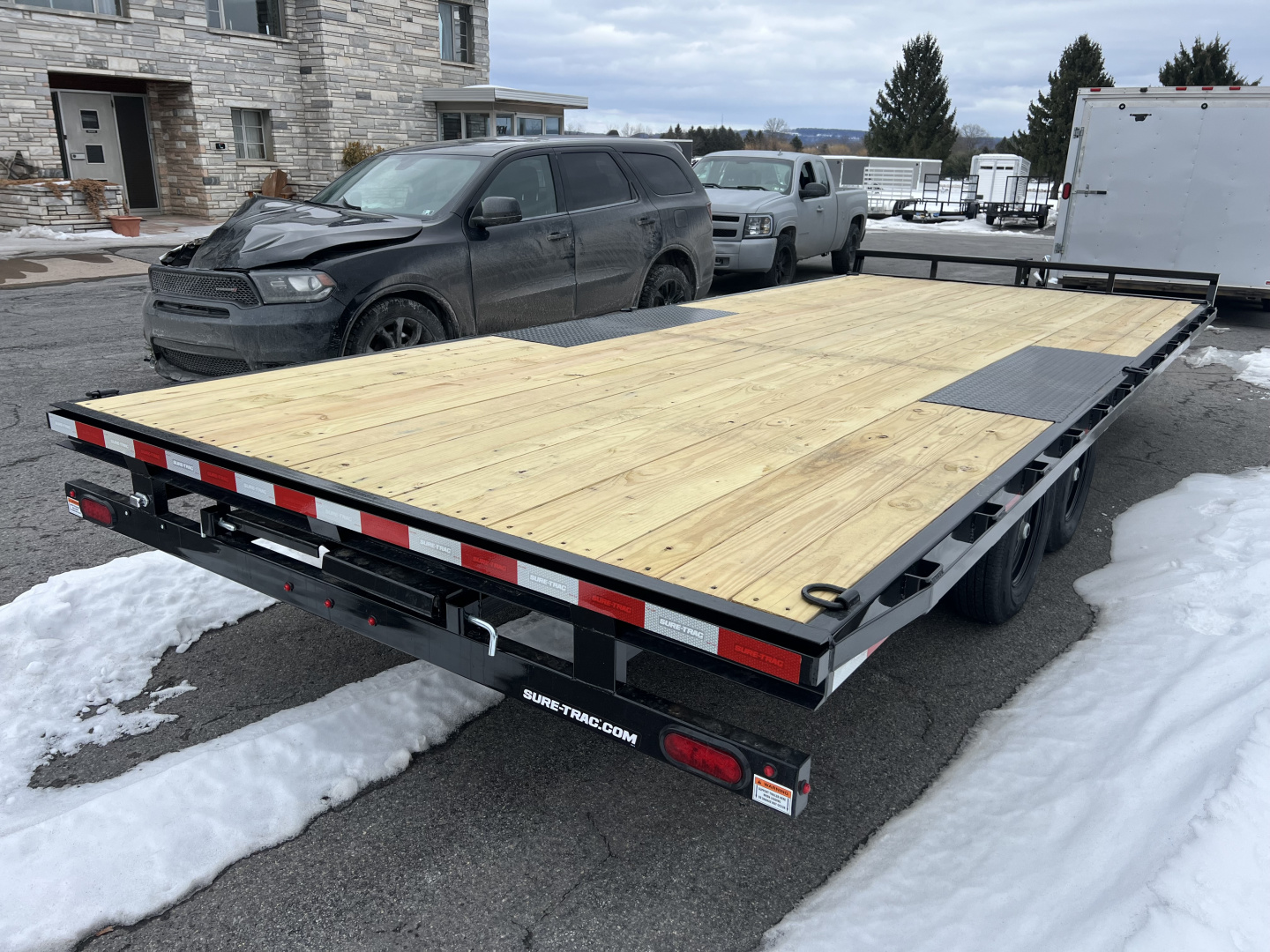 New 2026 Sure-Trac 8.5x20 10K Low Profile Flat Deck Deckover Trailer