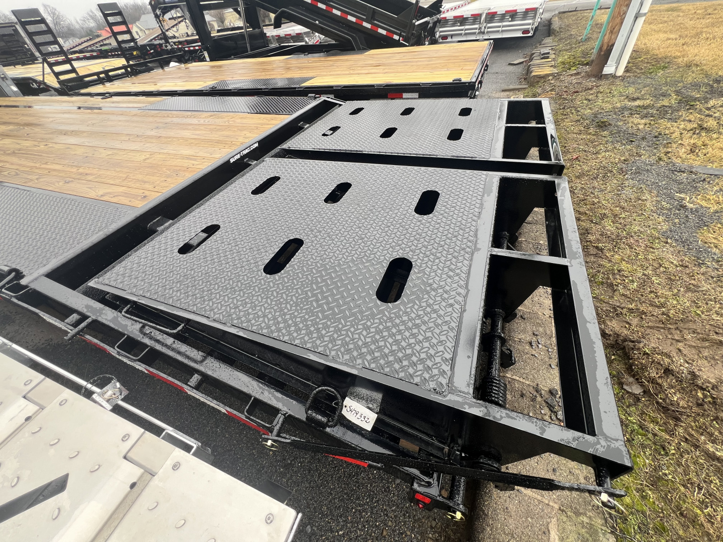 New 2026 Sure-Trac 8.5x25 (20+5) 15K HD Low Profile Deckover Trailer