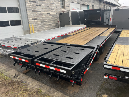 New 2026 Sure-Trac 8.5x25 (20+5) 15K HD Low Profile Deckover Trailer