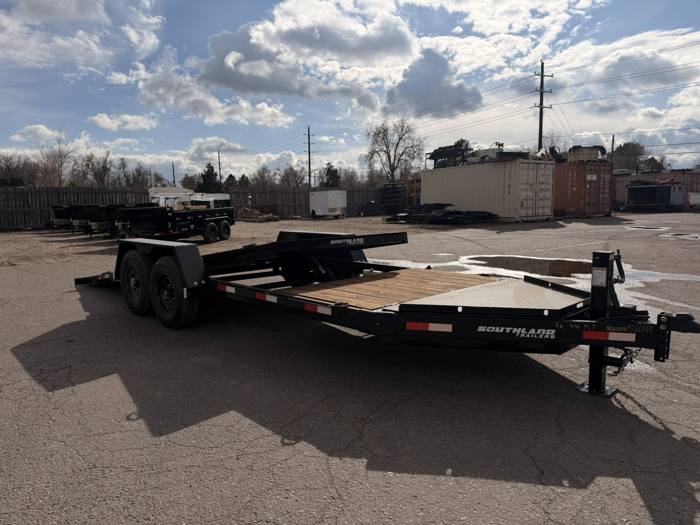 New 2026 Southland Trailers 7-HD20 Tilt Deck Equipment Hauler 14K GVWR