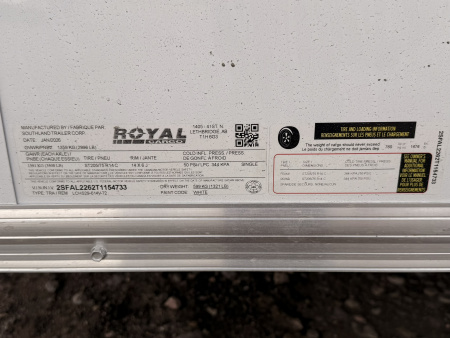 New 2026 Royal Cargo Trailers 6-12-1.5V Enclosed 3K GVWR