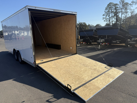 New TX8.5X20TA2 Texas Trailers 8.5' x 20' Cargo / Enclosed Trailer w/ Ramp Door & 48" Side Door