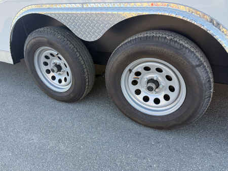 New TX8.5X20TA2 Texas Trailers 8.5' x 20' Cargo / Enclosed Trailer w/ Ramp Door & 48" Side Door
