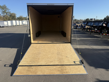 New TX8.5X20TA2 Texas Trailers 8.5' x 20' Cargo / Enclosed Trailer w/ Ramp Door & 48" Side Door