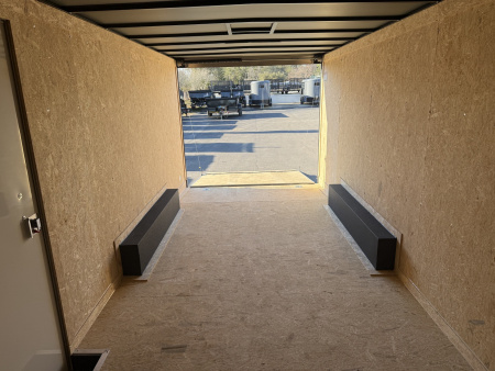 New TX8.5X20TA2 Texas Trailers 8.5' x 20' Cargo / Enclosed Trailer w/ Ramp Door & 48" Side Door