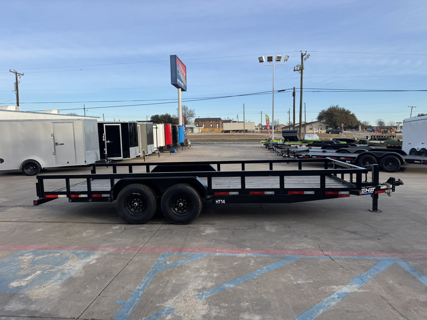New 2025 Top Hat Trailers HH14 20X83 Utility Trailer