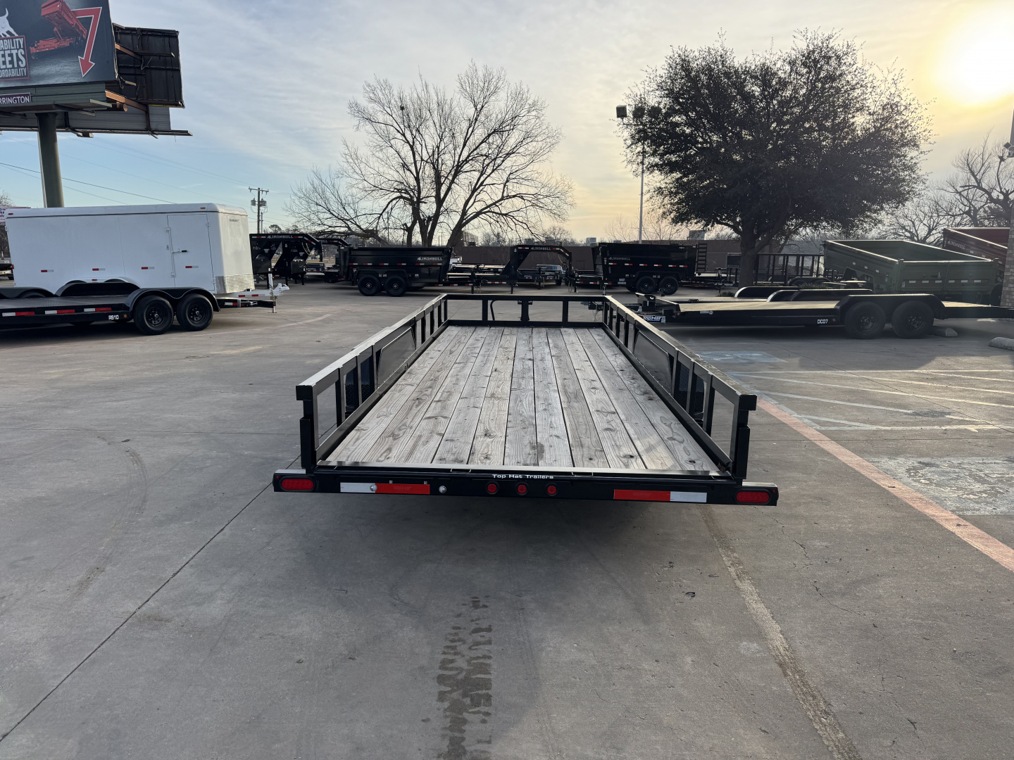 New 2025 Top Hat Trailers HH14 20X83 Utility Trailer