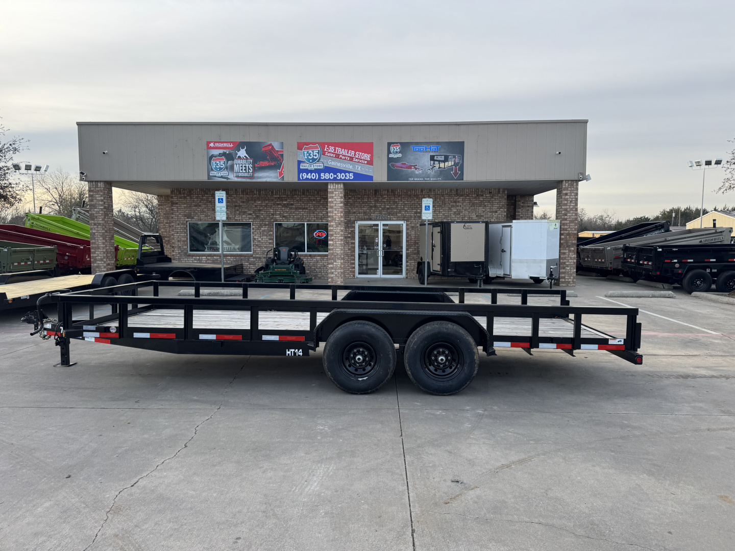 New 2025 Top Hat Trailers HH14 20X83 Utility Trailer