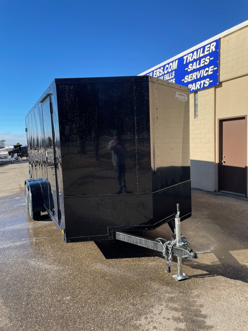 New 2026 Formula Trailers 7x16 Cargo / Enclosed Trailer BLK OUT