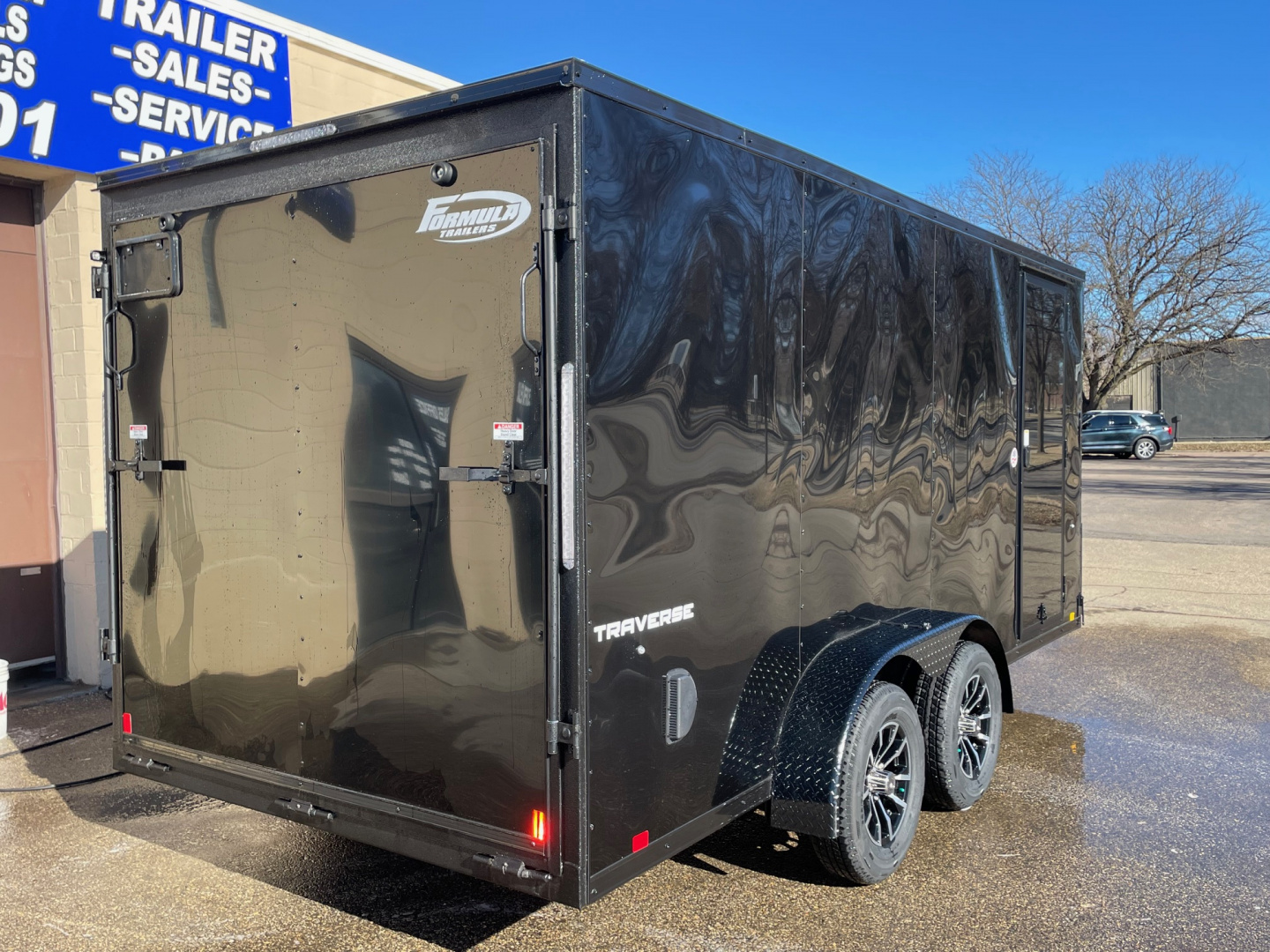 New 2026 Formula Trailers 7x16 Cargo / Enclosed Trailer BLK OUT