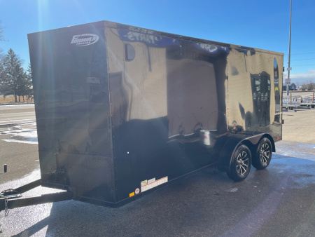 New 2026 Formula Trailers 7x16 Cargo / Enclosed Trailer BLK OUT