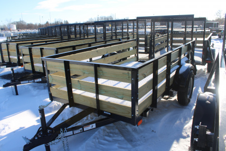 New 2027 TMT 5X10 HS STOCK ID 51879 Landscape Trailer