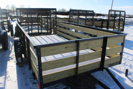 New 2027 TMT 6X12 HS STOCK ID 51920 Landscape Trailer