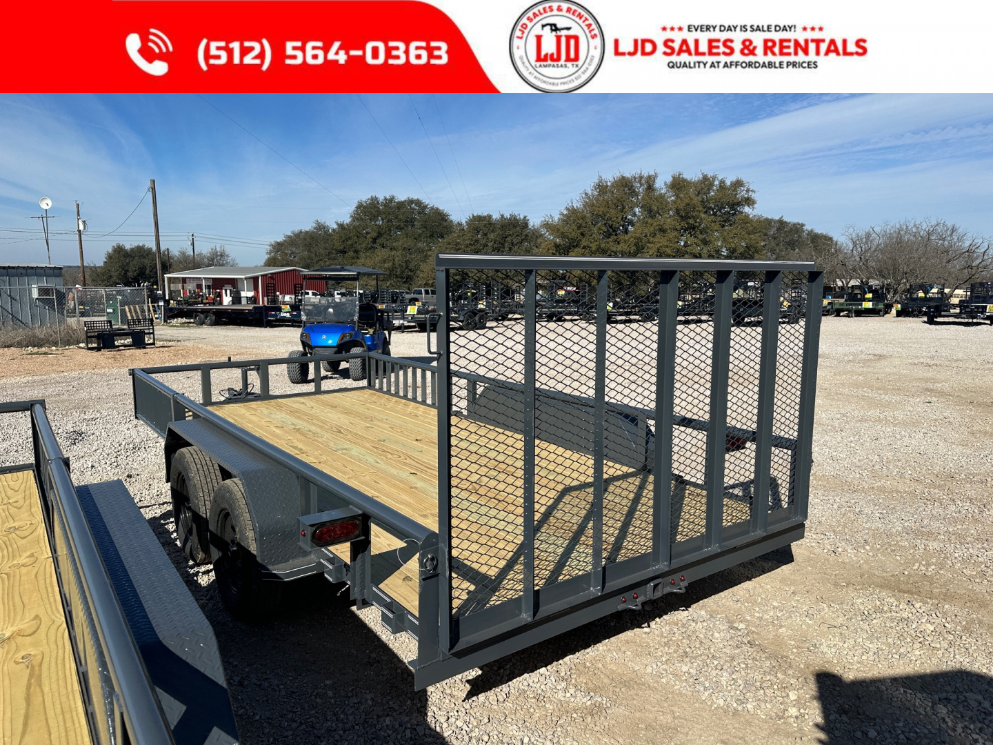 New 2026 Tiger - 83" x 16' Utility Trailer - Brakes