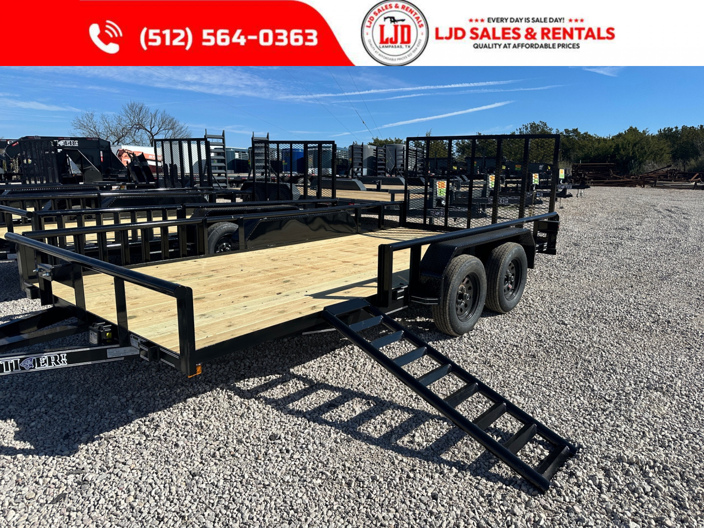 New 2026 Tiger - 83" x 16' - Utility Trailer