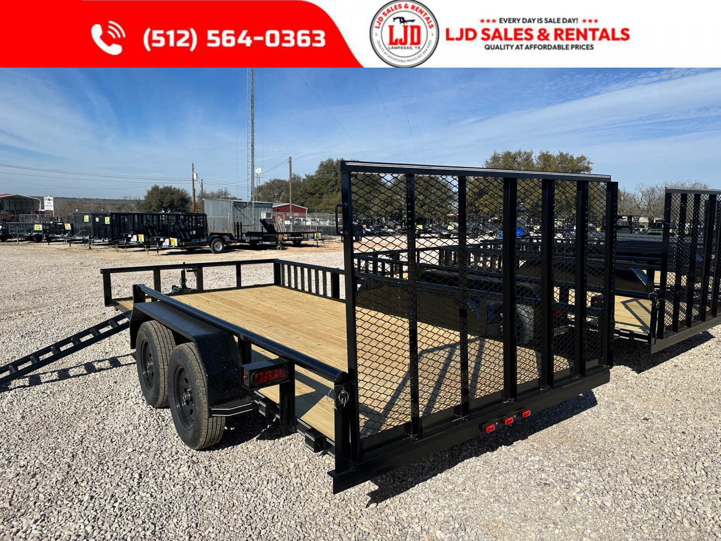 New 2026 Tiger - 77" x 16' - Utility Trailer