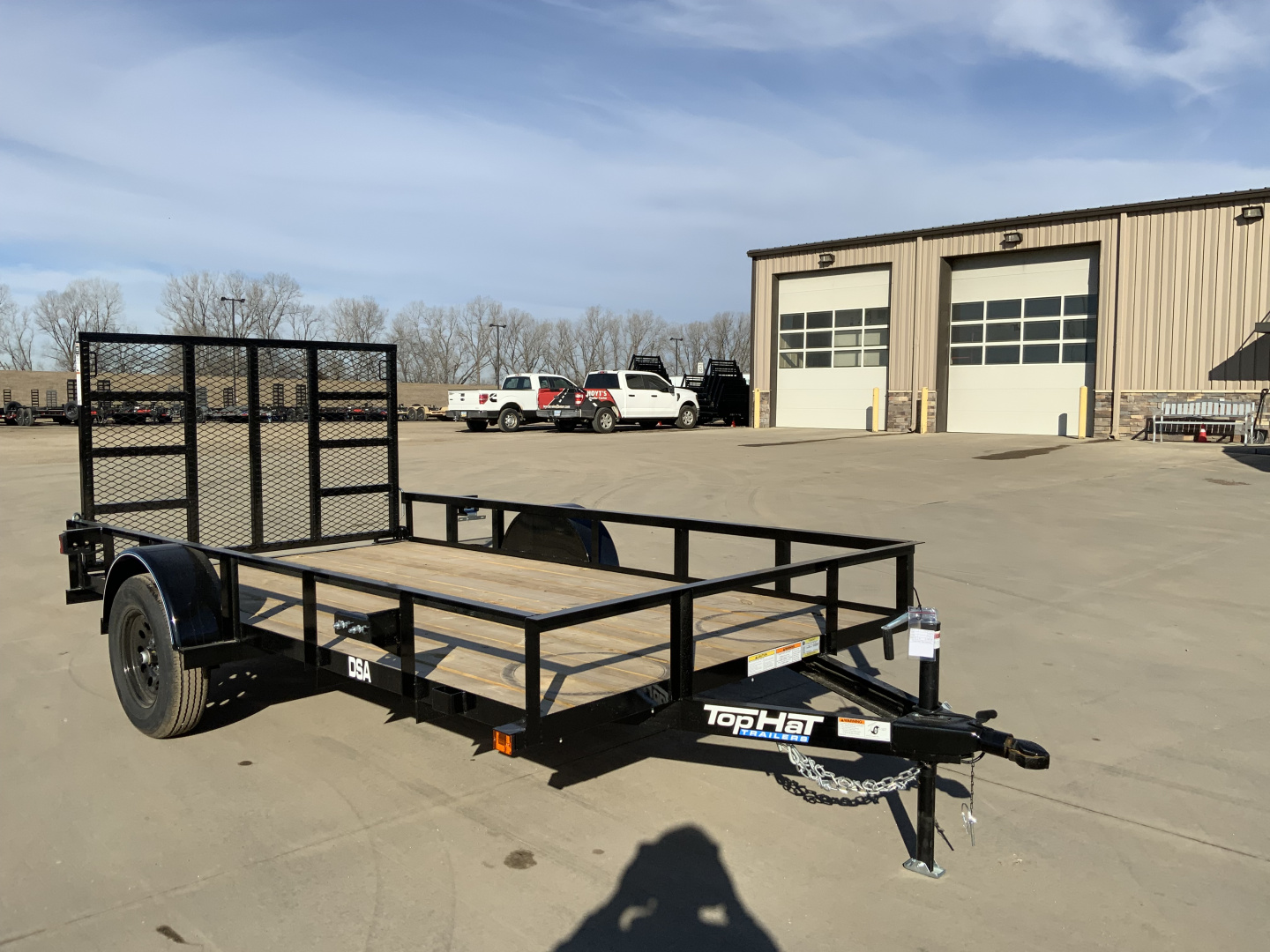 New 2026 Top Hat DSA 77 X 12 Utility Trailer