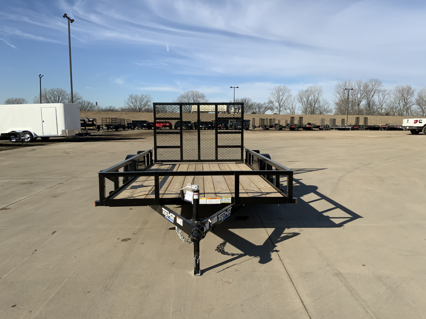 New 2026 Top Hat DSA 77 X 12 Utility Trailer