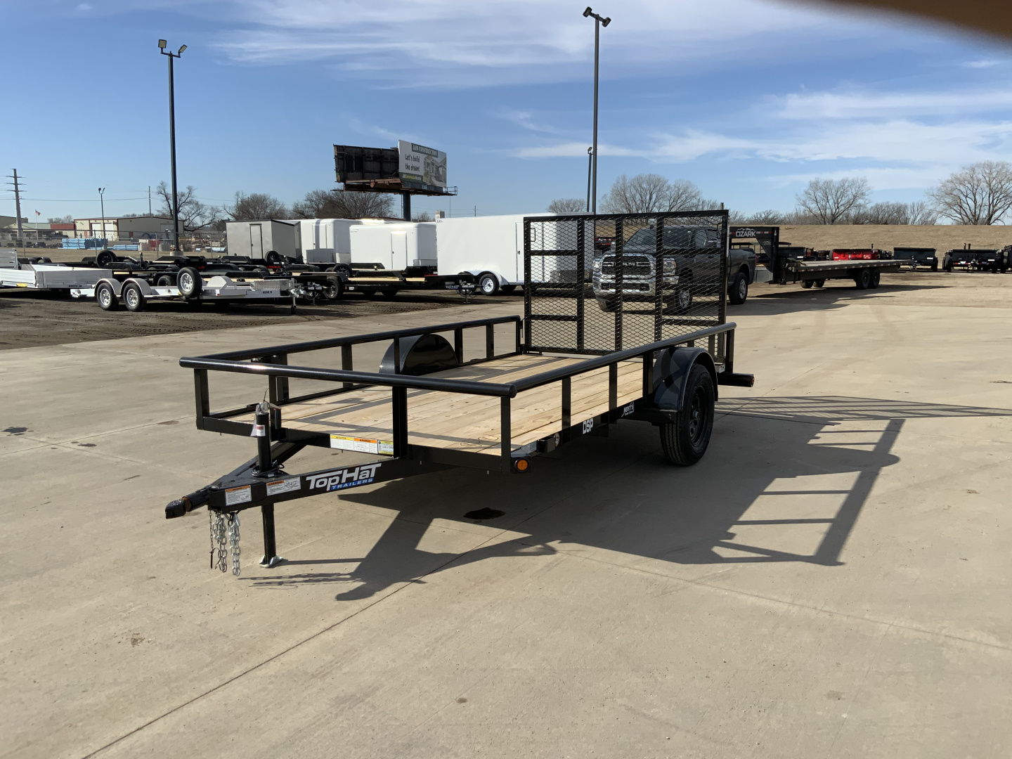 New 2026 Top Hat DSP 77 X 12 Utility Trailer