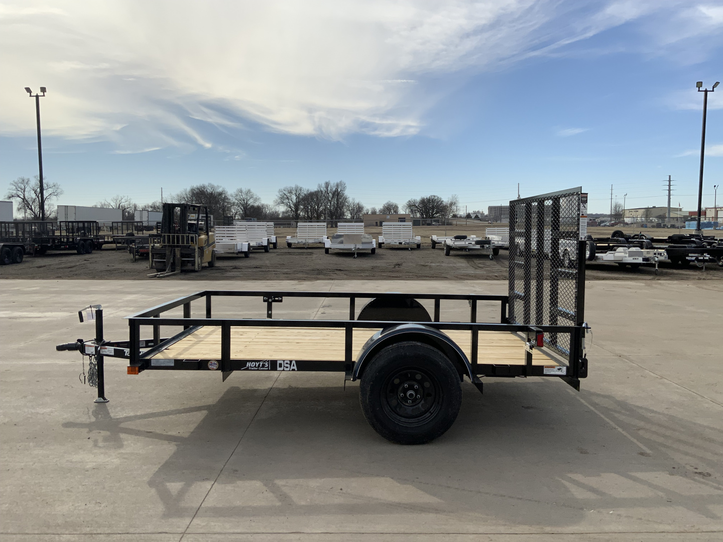 New 2026 Top Hat DSA 77 X 10 Utility Trailer