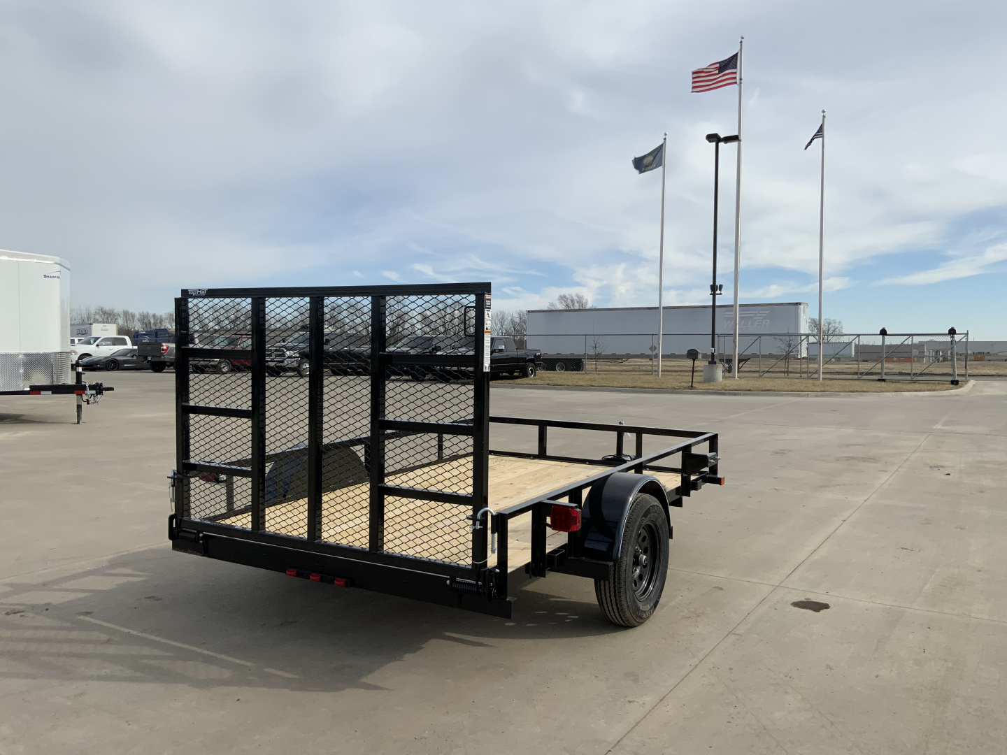 New 2026 Top Hat DSA 77 X 10 Utility Trailer