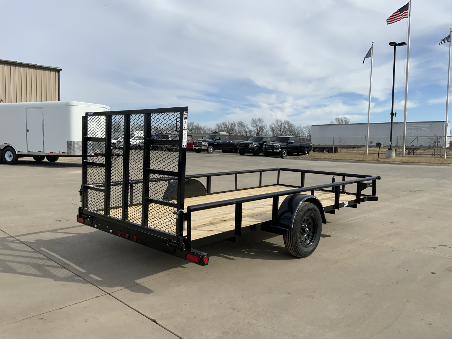 New 2026 Top Hat DSP 77 X 14 Utility Trailer