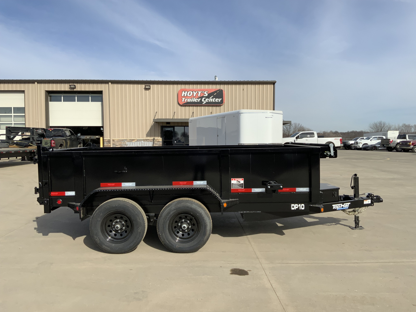 New 2026 Top Hat DP10 77 X 12 Dump Trailer