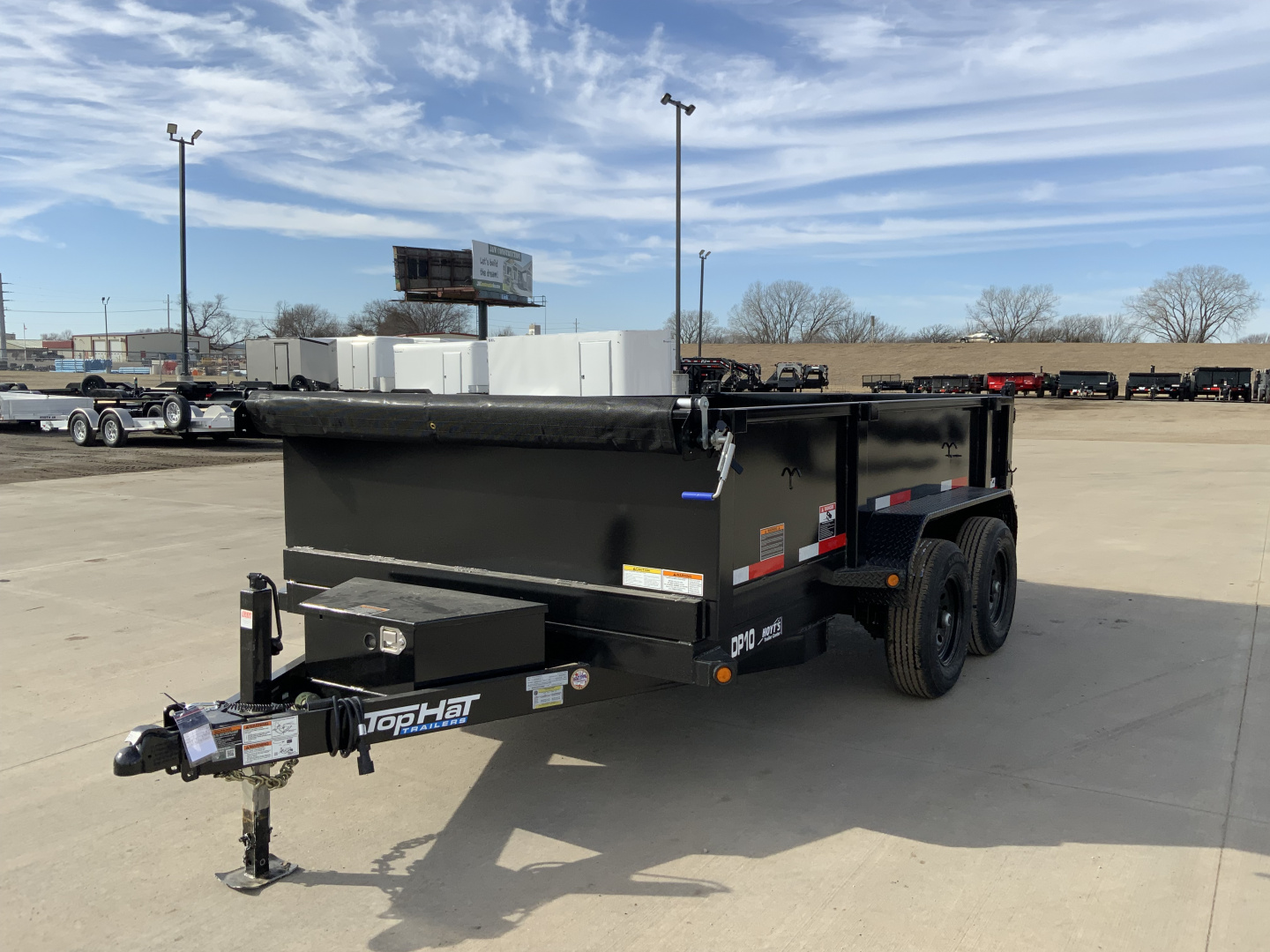 New 2026 Top Hat DP10 77 X 12 Dump Trailer