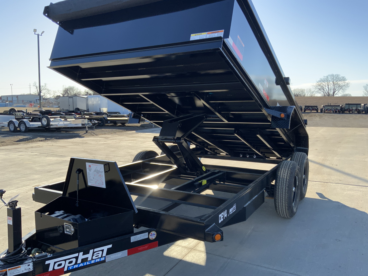 New 2026 Top Hat DE14 83 X 14 Dump Trailer