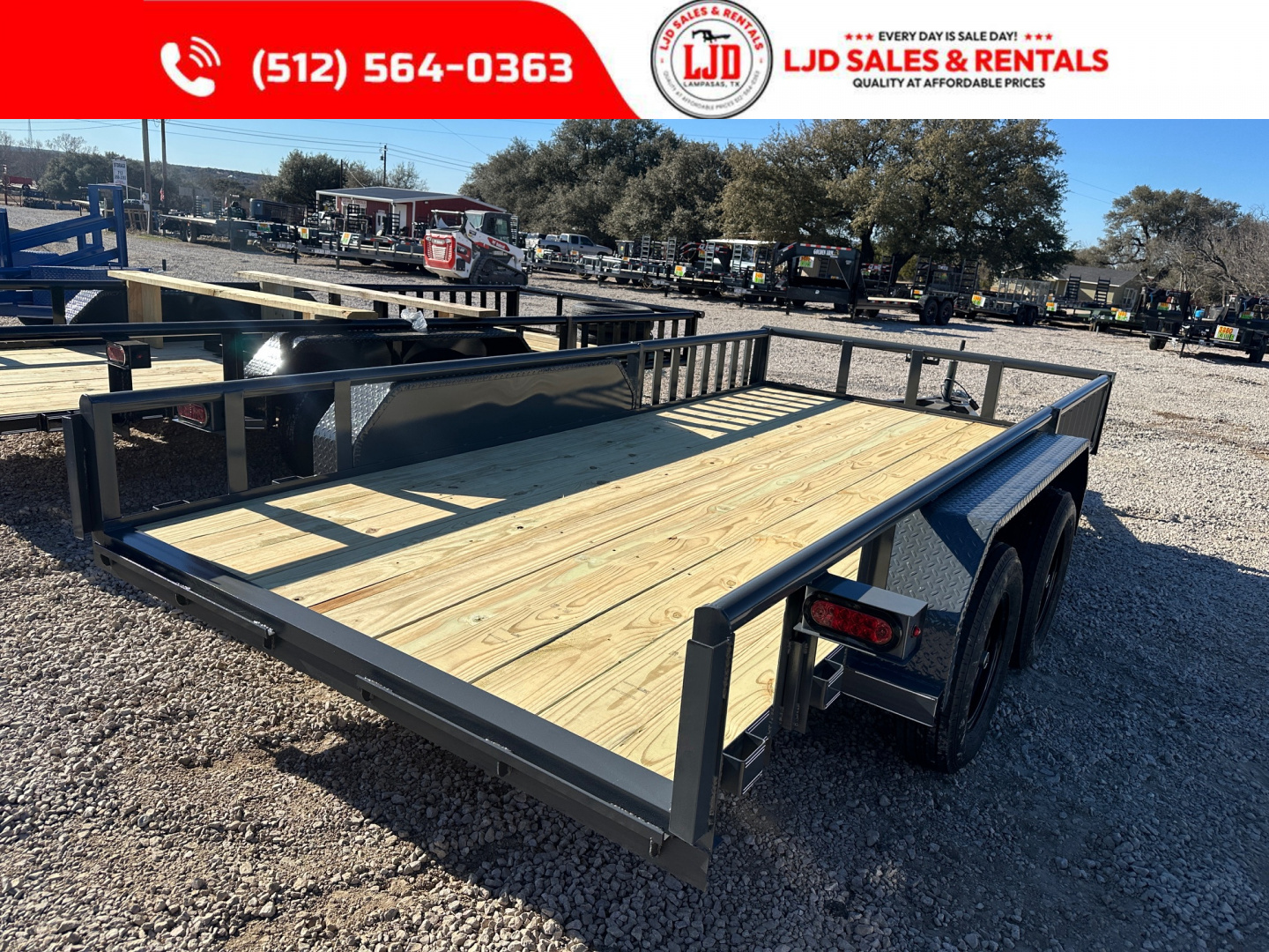 New 2026 Tiger -77" x 14' - Utility Trailer