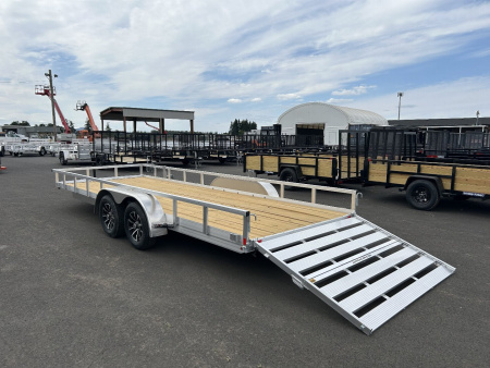New 2026 H&H 7X20 Aluminum Tube Top Utility Trailer 7K GVWR