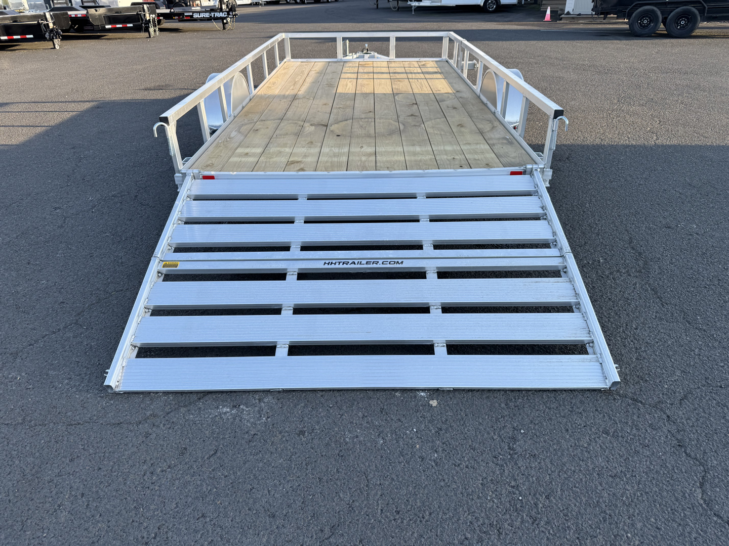 New 2026 H&H Trailers 7x14 Open Aluminum Utility Trailer 3K GVWR
