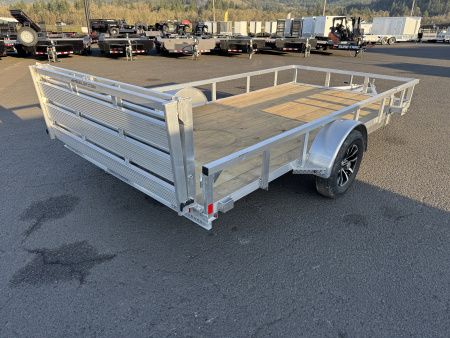 New 2026 H&H Trailers 7x14 Open Aluminum Utility Trailer 3K GVWR
