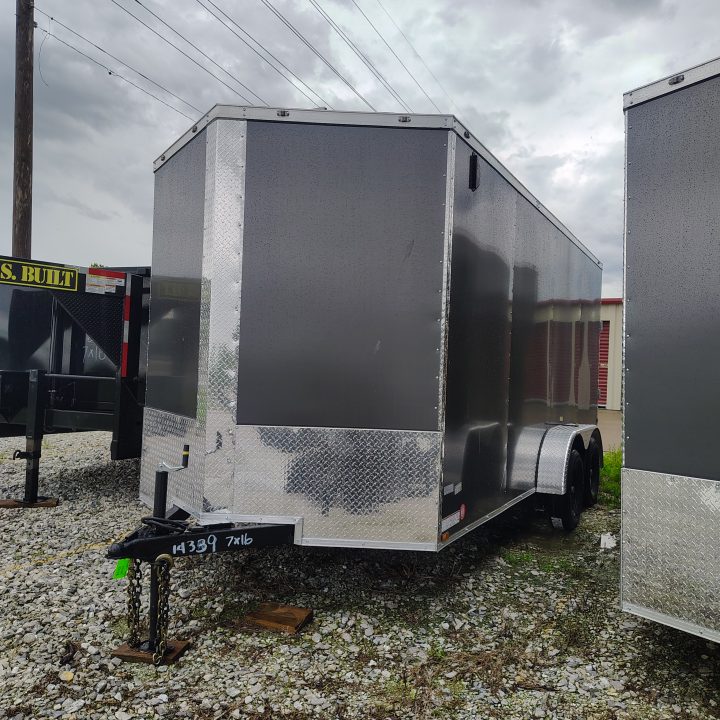 New 2026 Cynergy 2 7x16 TA Cargo/Enclosed Trailer, 7' Interior Height, 3.5K Axles, .080 Polycore Exterior Cargo / Enclosed Trailer